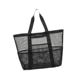 Maxbell Mesh Beach Bag with 8 Pockets Beach Tote Bag for Swimming Women Men Vacation