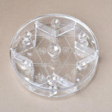 Maxbell Crystal Tray Box Storage Gothic Crystal Holder for Crystal Jewelry Household