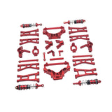 Maxbell RC Car Accessory Metal Retrofitting Accessories for 1/14 RC Car Trucks Model Red