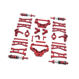 Maxbell RC Car Accessory Metal Retrofitting Accessories for 1/14 RC Car Trucks Model Red