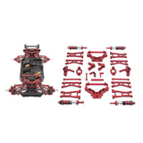 Maxbell RC Car Accessory Metal Retrofitting Accessories for 1/14 RC Car Trucks Model Red