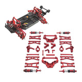 Maxbell RC Car Accessory Metal Retrofitting Accessories for 1/14 RC Car Trucks Model Red
