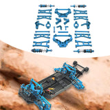 Maxbell RC Car Accessory Metal Retrofitting Accessories for 1/14 RC Car Trucks Model Blue