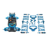 Maxbell RC Car Accessory Metal Retrofitting Accessories for 1/14 RC Car Trucks Model Blue