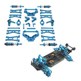 Maxbell RC Car Accessory Metal Retrofitting Accessories for 1/14 RC Car Trucks Model Blue