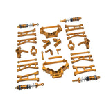 Maxbell RC Car Accessory Metal Retrofitting Accessories for 1/14 RC Car Trucks Model Gold