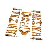 Maxbell RC Car Accessory Metal Retrofitting Accessories for 1/14 RC Car Trucks Model Gold