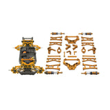 Maxbell RC Car Accessory Metal Retrofitting Accessories for 1/14 RC Car Trucks Model Gold