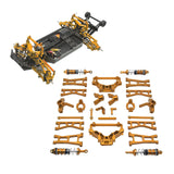 Maxbell RC Car Accessory Metal Retrofitting Accessories for 1/14 RC Car Trucks Model Gold