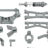 Maxbell RC Car Accessory Metal Retrofitting Accessories for 1/14 RC Car Trucks Model Gray