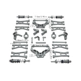 Maxbell RC Car Accessory Metal Retrofitting Accessories for 1/14 RC Car Trucks Model Gray