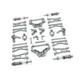 Maxbell RC Car Accessory Metal Retrofitting Accessories for 1/14 RC Car Trucks Model Gray