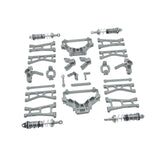 Maxbell RC Car Accessory Metal Retrofitting Accessories for 1/14 RC Car Trucks Model Gray