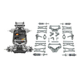 Maxbell RC Car Accessory Metal Retrofitting Accessories for 1/14 RC Car Trucks Model Gray
