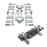 Maxbell RC Car Accessory Metal Retrofitting Accessories for 1/14 RC Car Trucks Model Gray