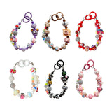 Maxbell Keychain Bag Pendant Lovely Gift DIY Decoration for Anniversary Travel Lover white