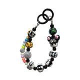 Maxbell Keychain Bag Pendant Lovely Gift DIY Decoration for Anniversary Travel Lover black