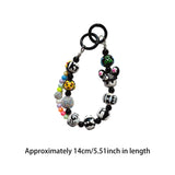 Maxbell Keychain Bag Pendant Lovely Gift DIY Decoration for Anniversary Travel Lover black