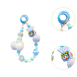 Maxbell Phone Charm DIY Decoration Purse Backpack Accessory for Kids Valentine's Day blue