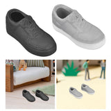 Maxbell 1/6 Scale Shoes Sturdy Trendy Handmade for 12 inch Action Figures Doll Model Black