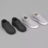 Maxbell 1/6 Scale Shoes Sturdy Trendy Handmade for 12 inch Action Figures Doll Model Black