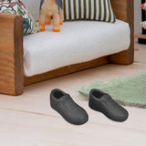 Maxbell 1/6 Scale Shoes Sturdy Trendy Handmade for 12 inch Action Figures Doll Model Black