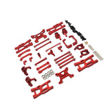 Maxbell RC Front Rear Arm Steering Cups Linkage Rod for 1:14 Scale RC 144018 Vehicle red