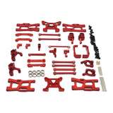 Maxbell RC Front Rear Arm Steering Cups Linkage Rod for 1:14 Scale RC 144018 Vehicle red