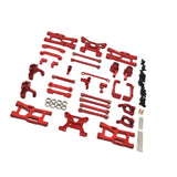 Maxbell RC Front Rear Arm Steering Cups Linkage Rod for 1:14 Scale RC 144018 Vehicle red