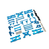 Maxbell RC Front Rear Arm Steering Cups Linkage Rod for 1:14 Scale RC 144018 Vehicle blue