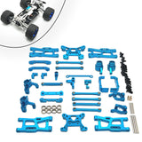 Maxbell RC Front Rear Arm Steering Cups Linkage Rod for 1:14 Scale RC 144018 Vehicle blue