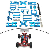 Maxbell RC Front Rear Arm Steering Cups Linkage Rod for 1:14 Scale RC 144018 Vehicle blue