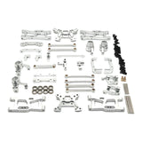 Maxbell RC Front Rear Arm Steering Cups Linkage Rod for 1:14 Scale RC 144018 Vehicle silver
