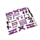 Maxbell RC Front Rear Arm Steering Cups Linkage Rod for 1:14 Scale RC 144018 Vehicle purple
