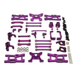 Maxbell RC Front Rear Arm Steering Cups Linkage Rod for 1:14 Scale RC 144018 Vehicle purple