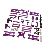 Maxbell RC Front Rear Arm Steering Cups Linkage Rod for 1:14 Scale RC 144018 Vehicle purple