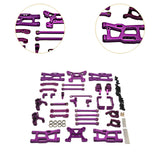 Maxbell RC Front Rear Arm Steering Cups Linkage Rod for 1:14 Scale RC 144018 Vehicle purple