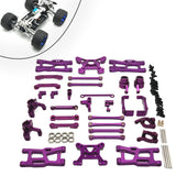 Maxbell RC Front Rear Arm Steering Cups Linkage Rod for 1:14 Scale RC 144018 Vehicle purple