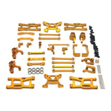 Maxbell RC Front Rear Arm Steering Cups Linkage Rod for 1:14 Scale RC 144018 Vehicle gold