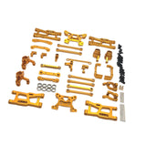 Maxbell RC Front Rear Arm Steering Cups Linkage Rod for 1:14 Scale RC 144018 Vehicle gold