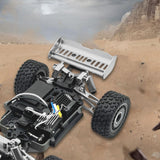 Maxbell RC Tail Wing Sturdy Effective RC Rear Spoiler Wing for M162 M162 14209 16209 Argent