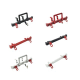 Maxbell 1/12 RC Front Rear Bumper Upgrade Part for MN82 LC79 RC Crawler Vehicles DIY black Front