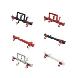 Maxbell 1/12 RC Front Rear Bumper Upgrade Part for MN82 LC79 RC Crawler Vehicles DIY black Front