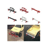 Maxbell 1/12 RC Front Rear Bumper Upgrade Part for MN82 LC79 RC Crawler Vehicles DIY black Front