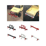 Maxbell 1/12 RC Front Rear Bumper Upgrade Part for MN82 LC79 RC Crawler Vehicles DIY black Front