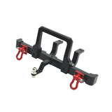 Maxbell 1/12 RC Front Rear Bumper Upgrade Part for MN82 LC79 RC Crawler Vehicles DIY black Front