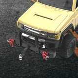 Maxbell 1/12 RC Front Rear Bumper Upgrade Part for MN82 LC79 RC Crawler Vehicles DIY black Front