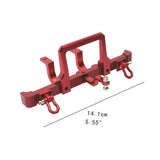 Maxbell 1/12 RC Front Rear Bumper Upgrade Part for MN82 LC79 RC Crawler Vehicles DIY red Front