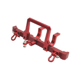 Maxbell 1/12 RC Front Rear Bumper Upgrade Part for MN82 LC79 RC Crawler Vehicles DIY red Front