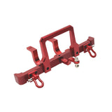Maxbell 1/12 RC Front Rear Bumper Upgrade Part for MN82 LC79 RC Crawler Vehicles DIY red Front